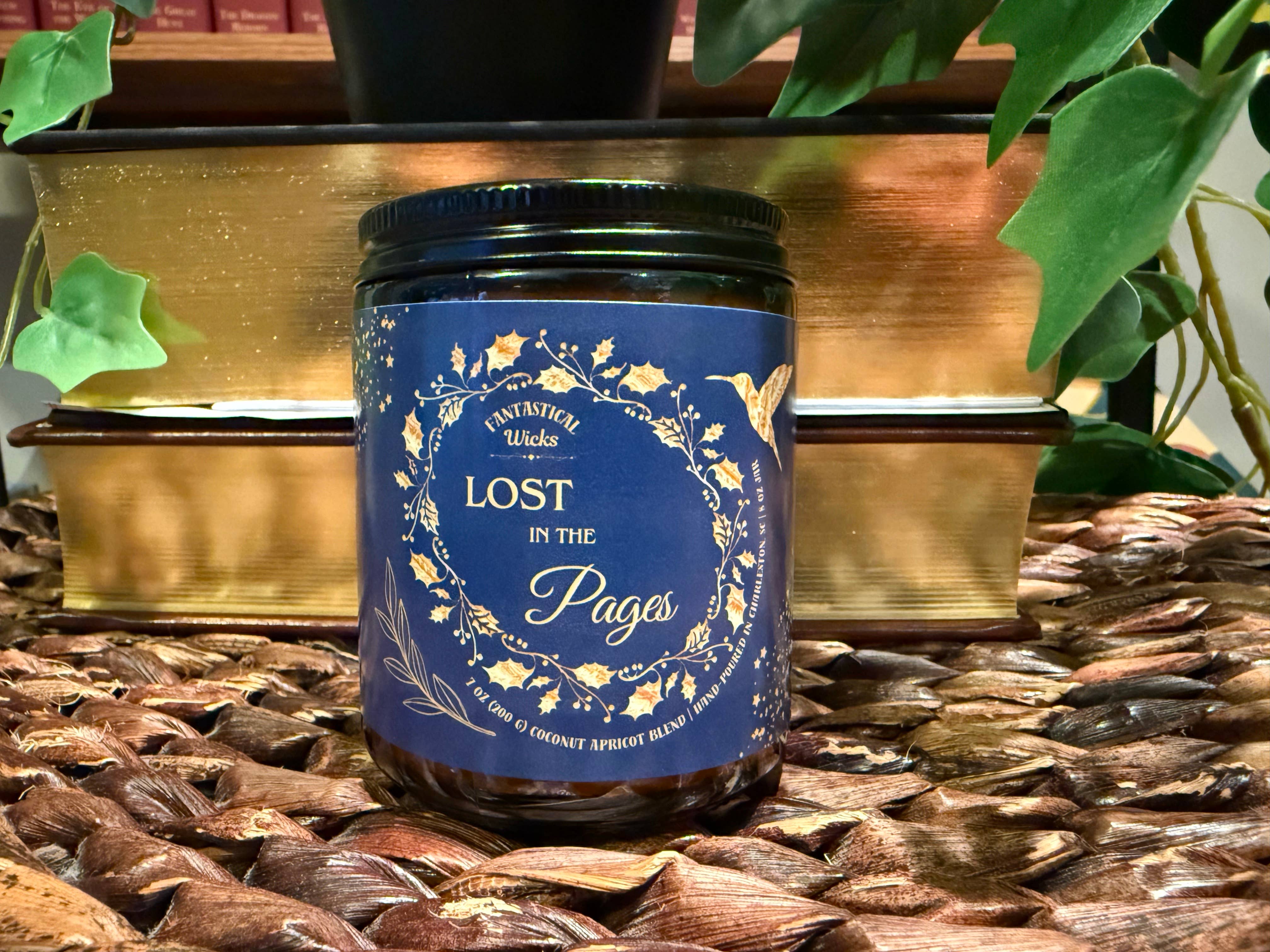 Fantastical Wicks - Wholesale Jar/Filled Candle - Lost in the Pages | 7 oz6