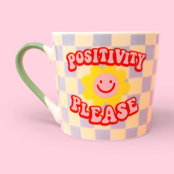 Positivity Please Mug for wholesale by Eleanor Bowmer