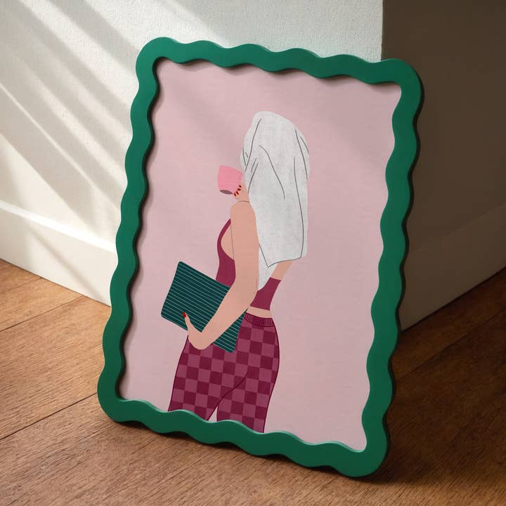 Pink Giraffe Print Co - Wholesale Art Print - Protecting My Peace Print