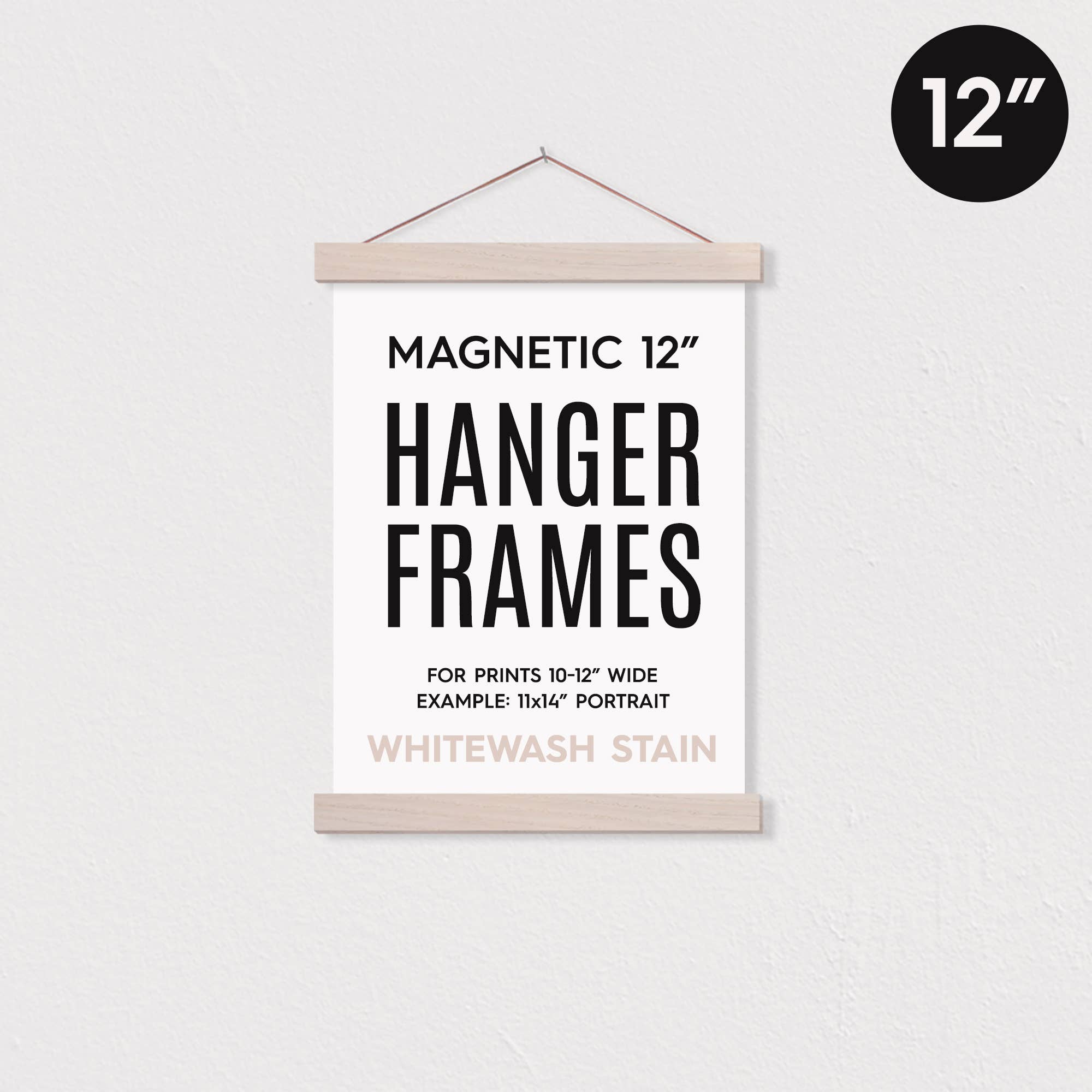 Hanger Frames - Wholesale Picture Frame - 12" MAGNETIC Poster Hanger Frame™2