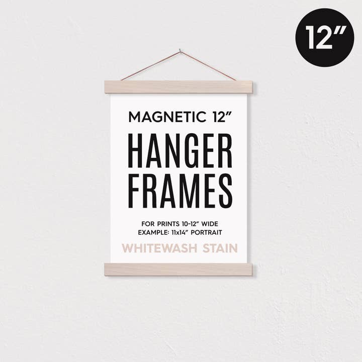 Hanger Frames - Wholesale Picture Frame - 12" MAGNETIC Poster Hanger Frame™2