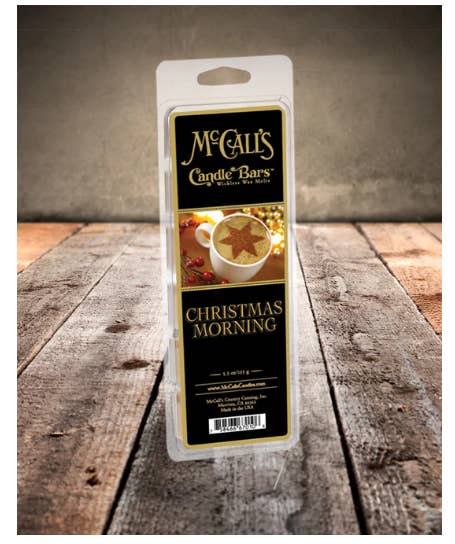 McCall's Candles - Wholesale Wax Melt - Christmas Morning | Wax Melt Snap Bars