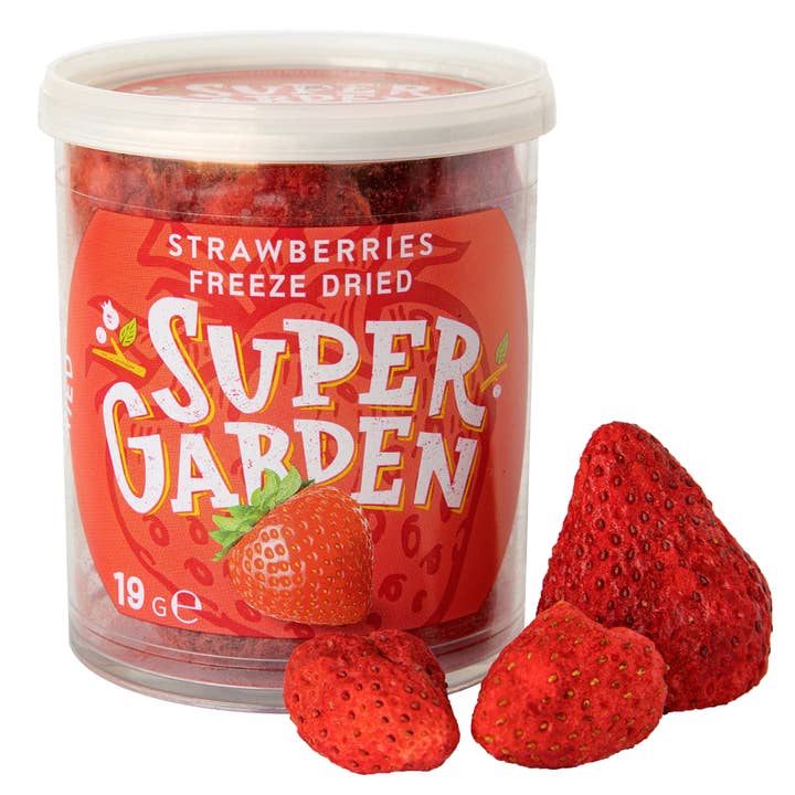 Super Garden – Engroshandel Tørret/dehydreret frugt – FRYSE TØRREDE JORDBÆR