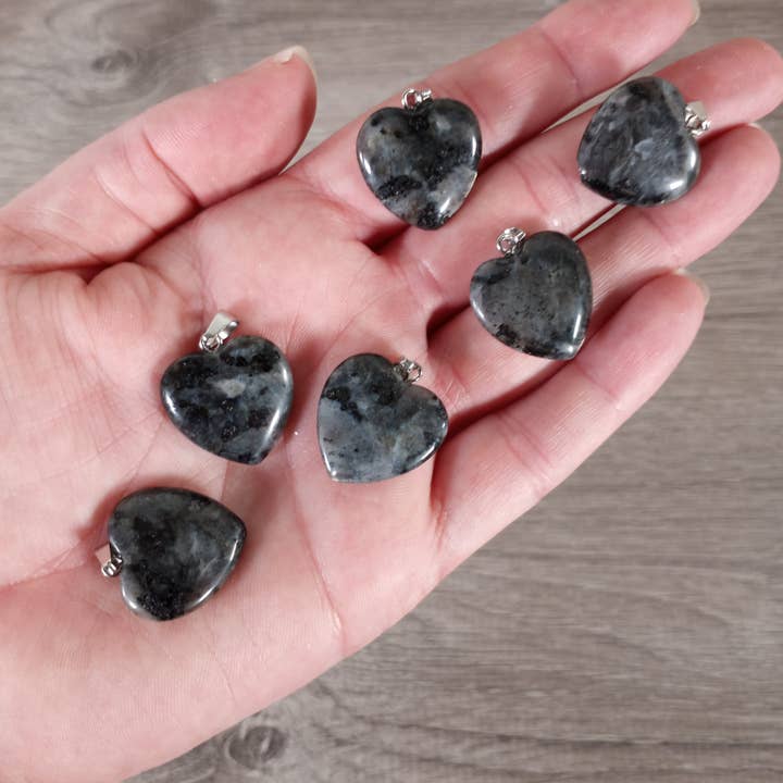 Keystone Crystals - Wholesale Individuele bedel/hanger - 20mm Edelsteen Hart Hangers – Groothandel Sieraden34