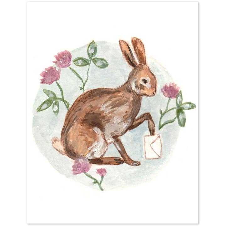 Rabbit Penpal 10 Cards for wholesale by Ingrid Press