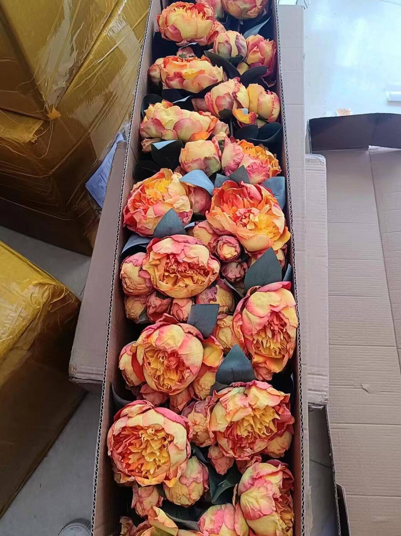 Sweet Home Deco - Vente Fleurs artificielles - Bouquet floral de pivoines en soie de 12 po, pivoines printanières, 7 tiges8