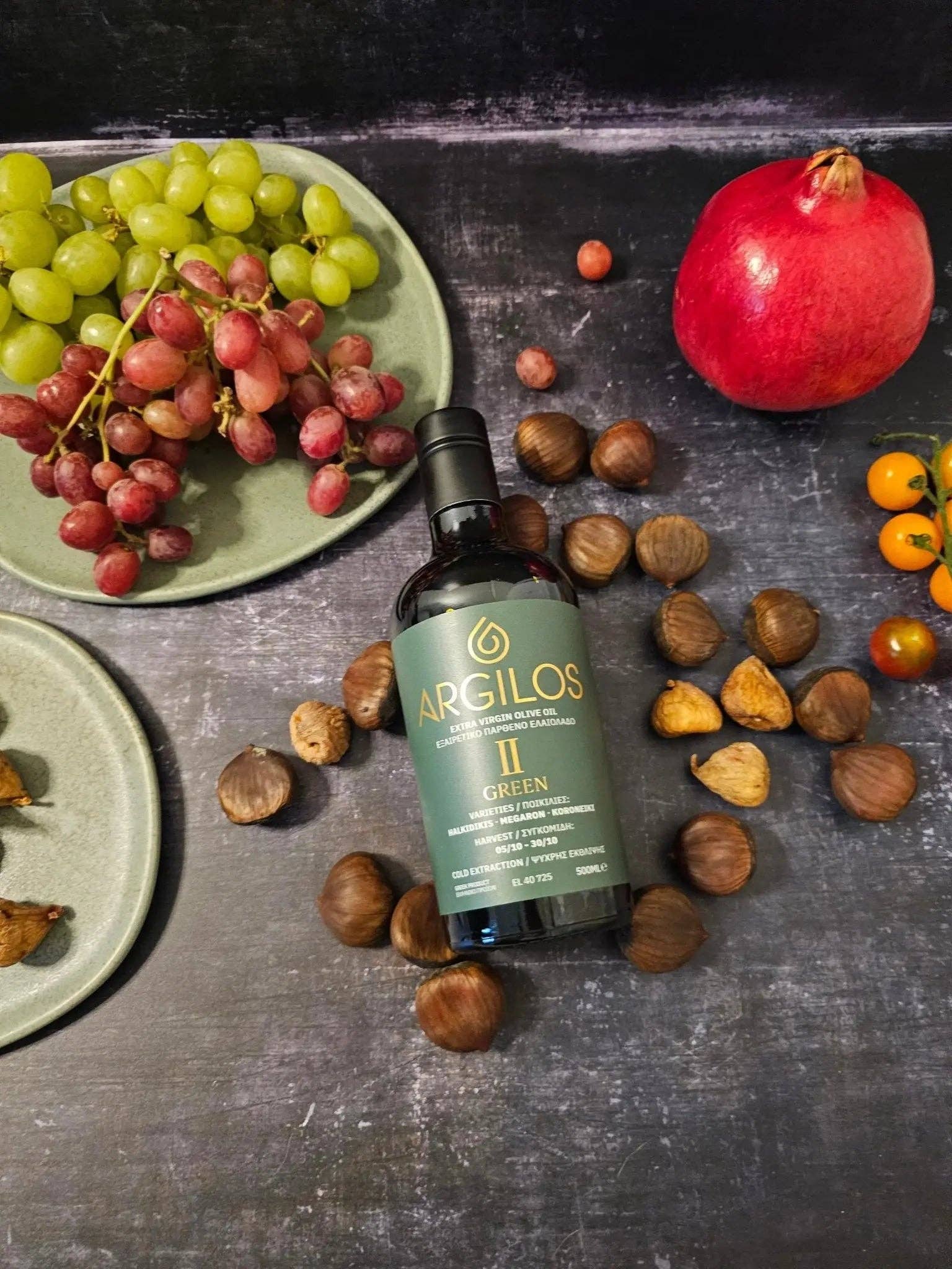 ARGILOS - Wholesale Olive Oil - ARGILOS II GREEN Greek Extra Virgin Olive Oil (500ml)13