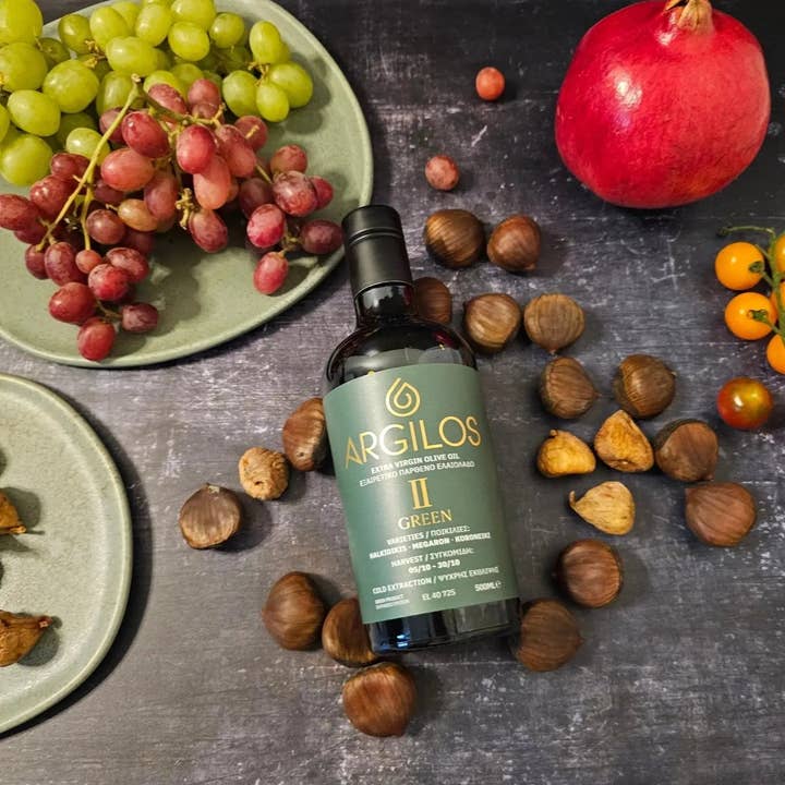 ARGILOS - Wholesale Olive Oil - ARGILOS II GREEN Greek Extra Virgin Olive Oil (500ml)13