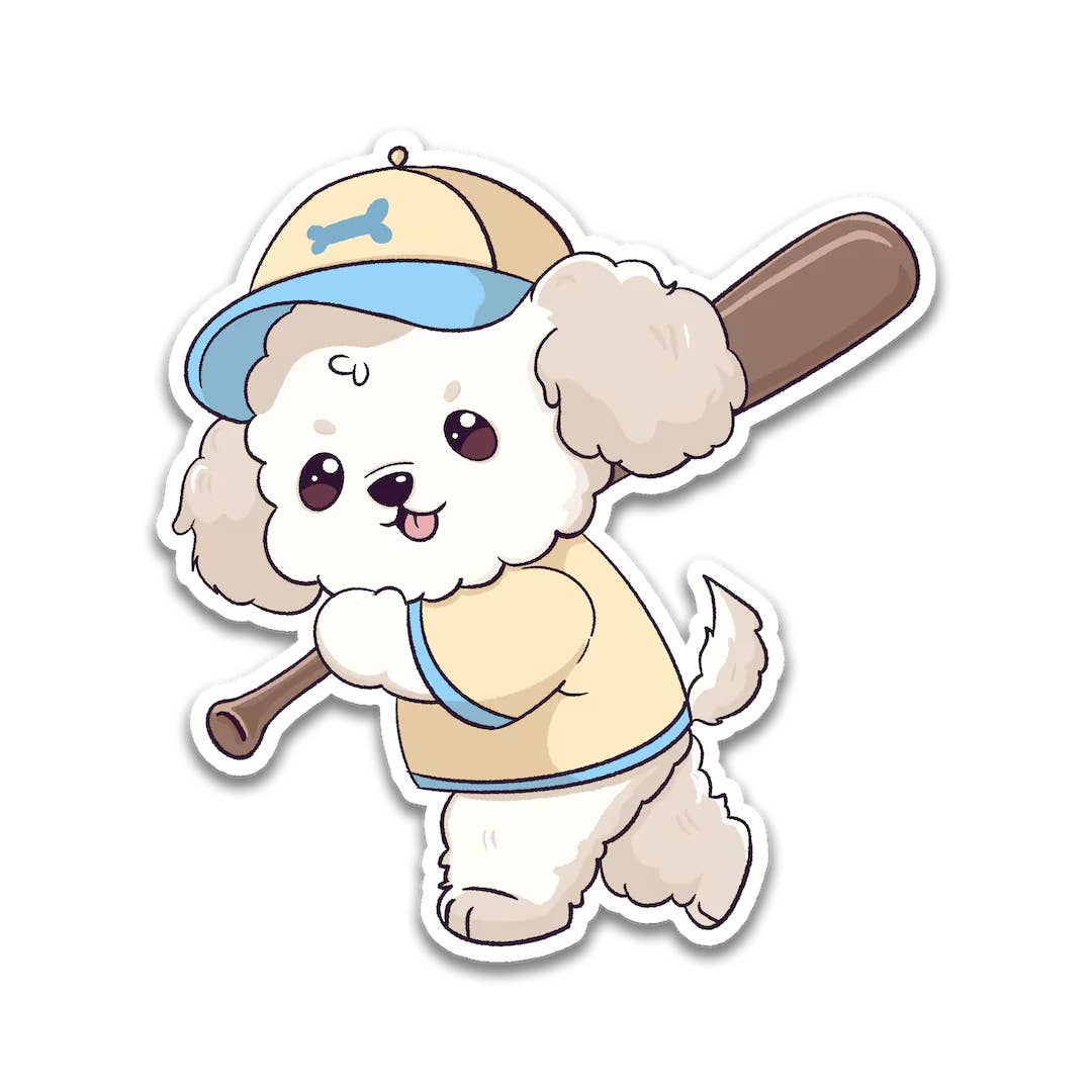 Stick With Finn - Wholesale Phone & Laptop Stickers - Baseball Slugger Finn Sticker
