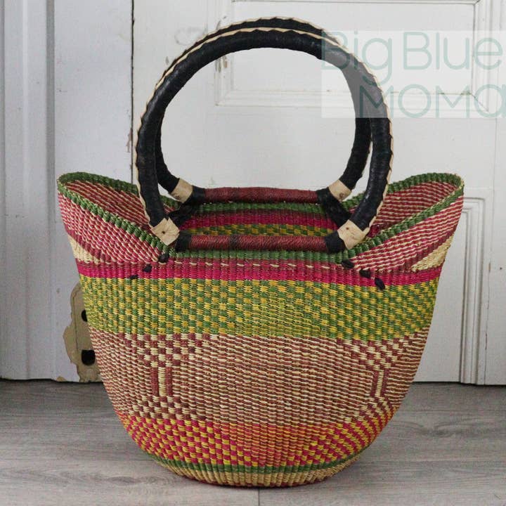 Big Blue Moma - Wholesale Grocery/Shopping Bag - U Shopper Large - Traditional Palette35