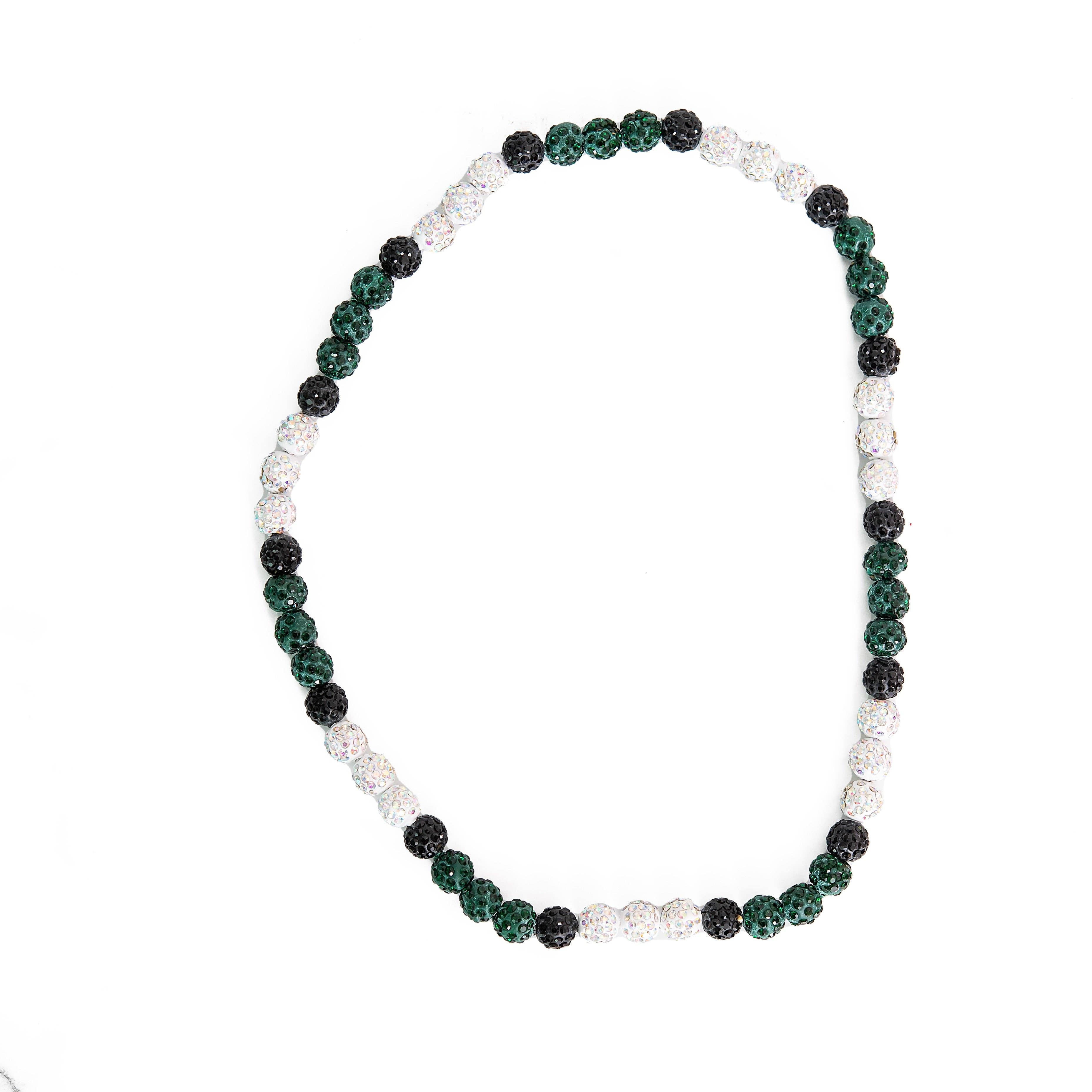 Golden Thread – wholesale Pärlband/Pärlhalsband – Bling Baseball Halsband8