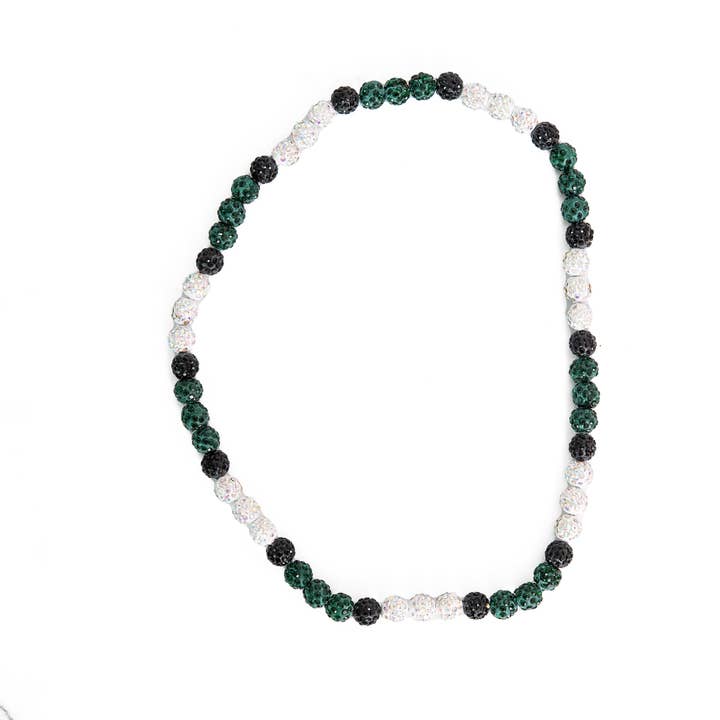 Golden Thread - Wholesale Beaded/Pearl Necklace - Bling Baseball Necklace8
