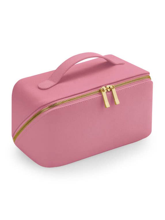 BagBase Boutique Open Flat Accessory Case | 3.5 Litre Capacity | Faux Leather | 6 Colours | One Size for wholesale by Logo Free Clothing