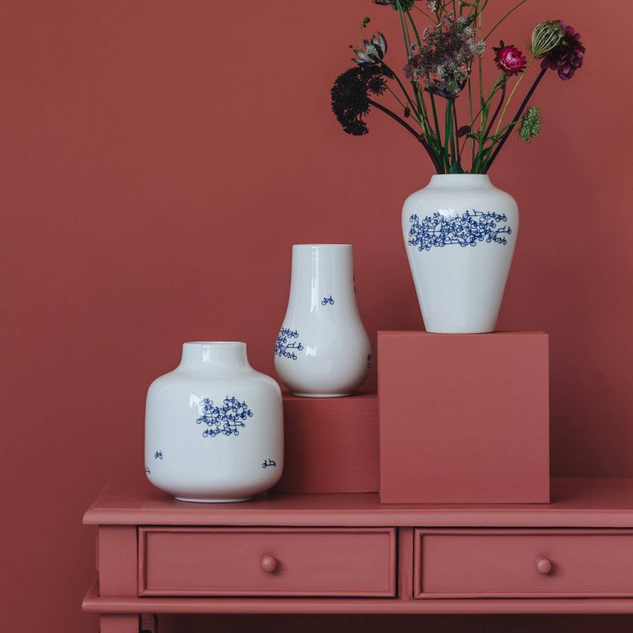 Heinen Delfts Blauw – Vaso por atacado – O Vaso The Blue Bike Nº 31