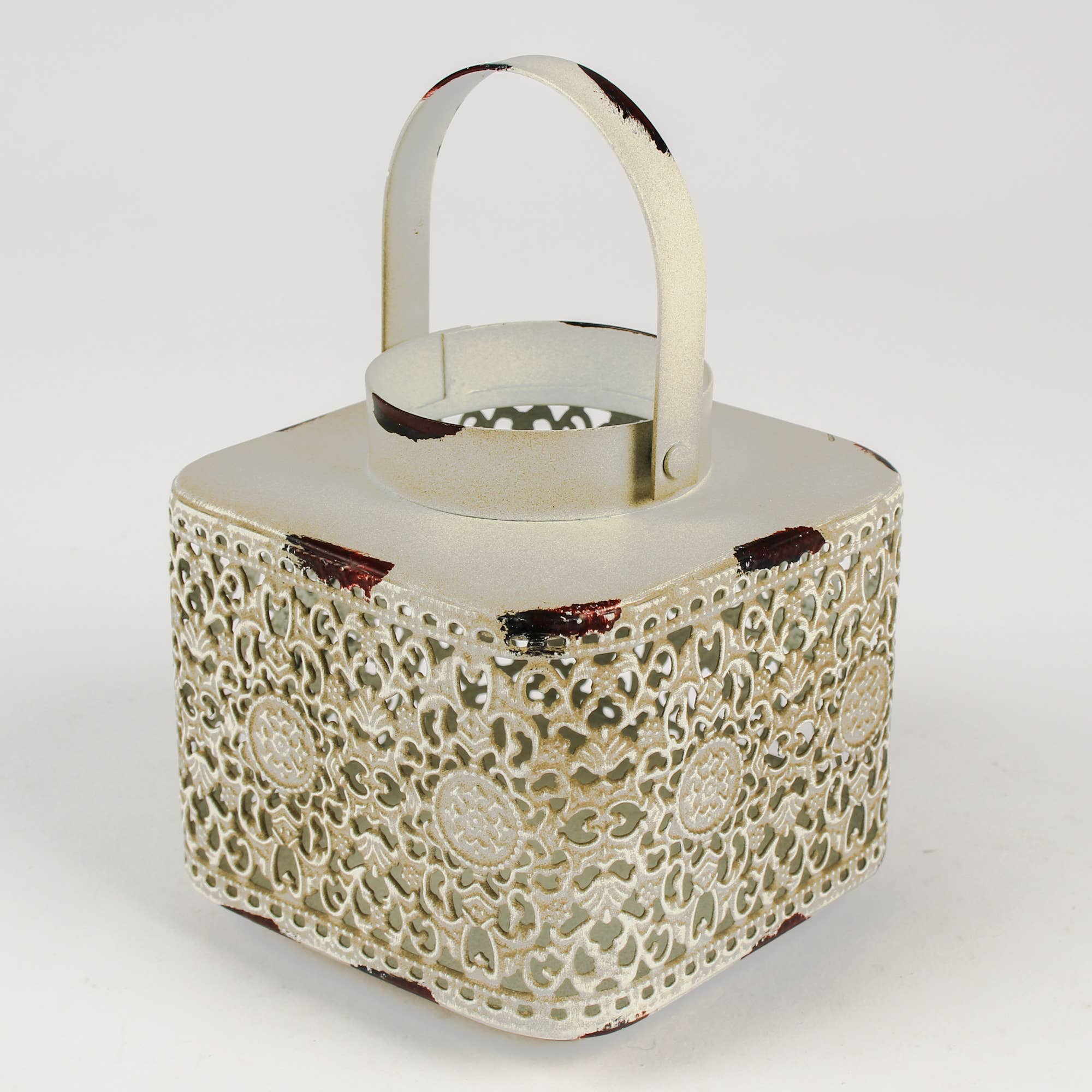 Originals International Ltd – wholesale Lantern – Rustic Decorative Metal Tea Light Lantern0