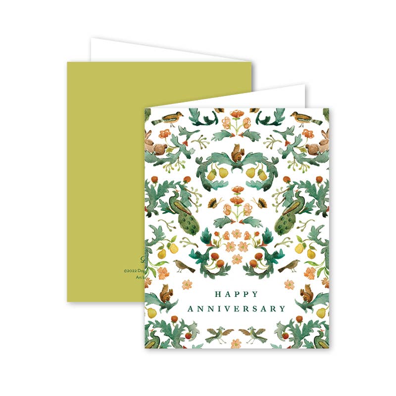 Dogwood Hill - Wholesale Anniversary Card - Garden Tapestry Anniversary