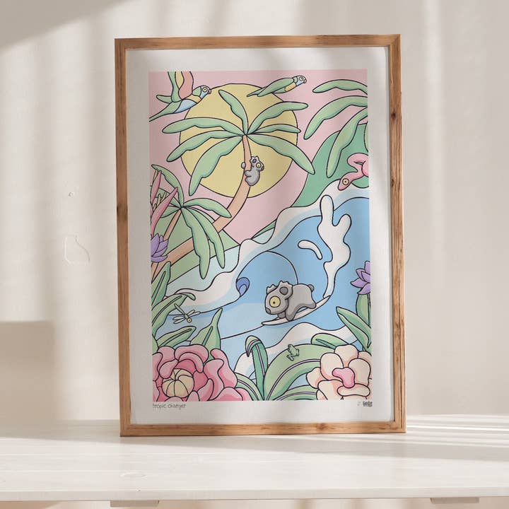 Brentos - Wholesale Art print - Tropic Charger Art Print4