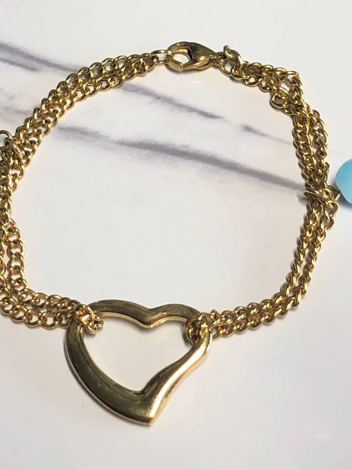 Armband heart ss voor wholesale door Kimbara Butik