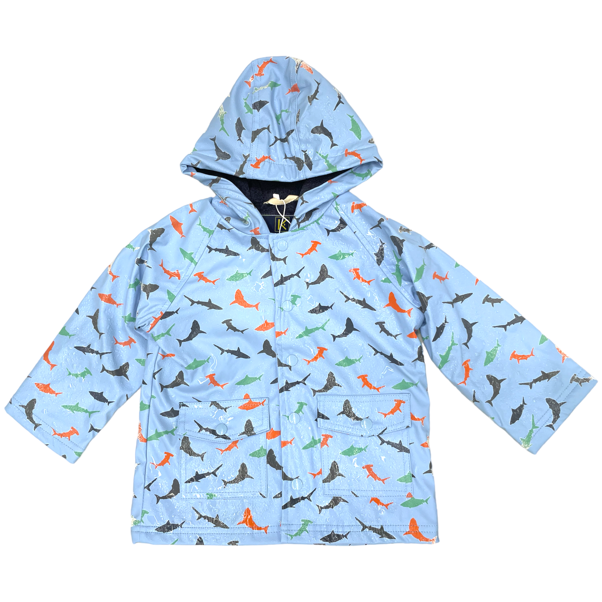 Shark Colour Change Raincoat Blue for wholesale on Faire1