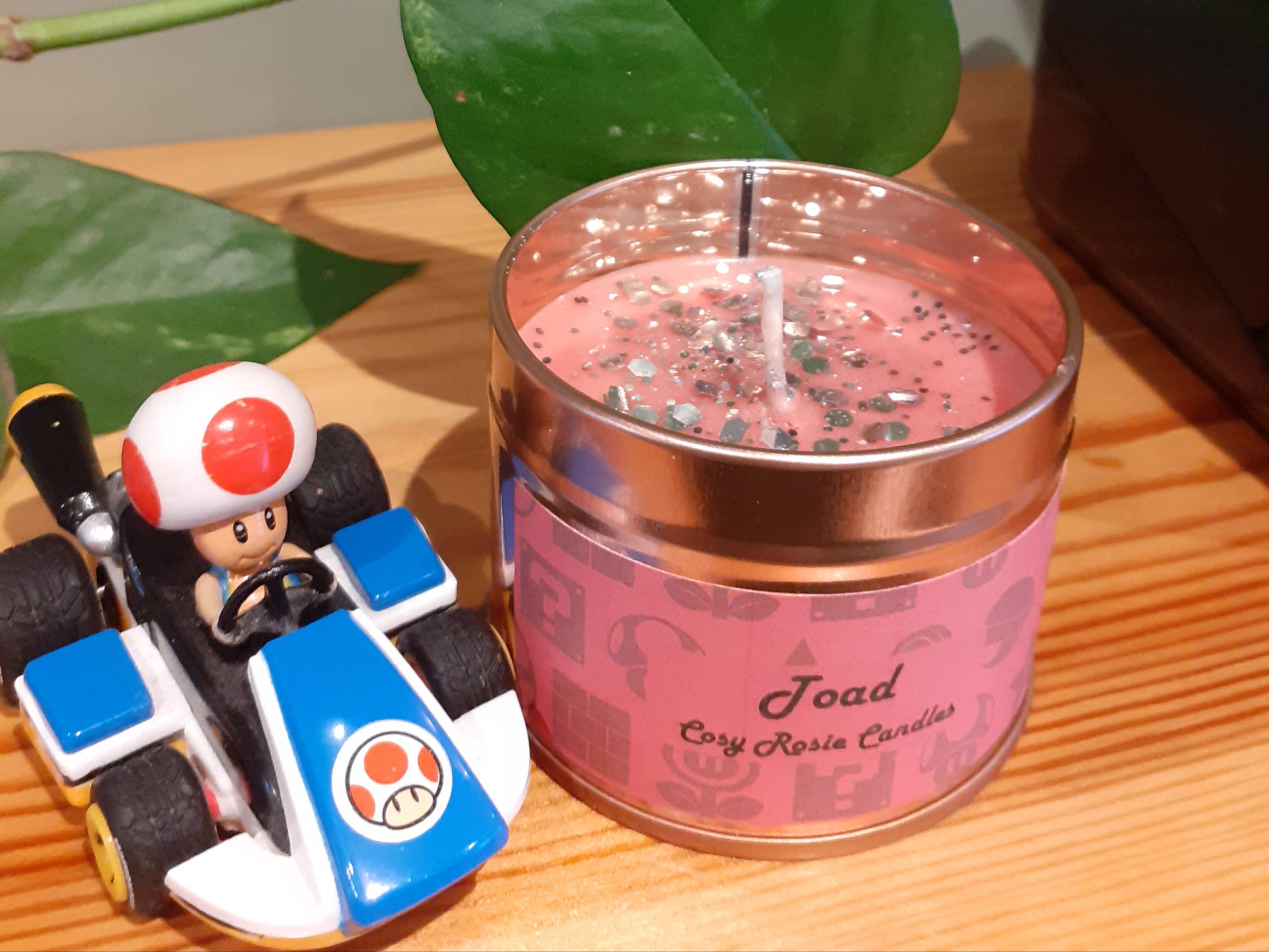Cosy Rosie Candles - Vente Bougies de voyage - Bougies personnage style Mario Kart8
