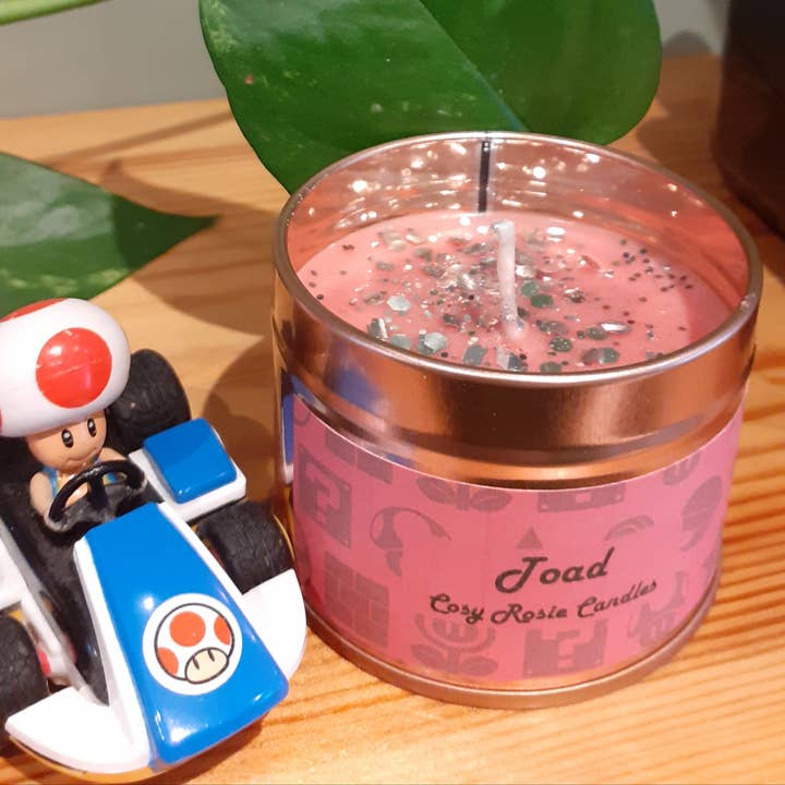 Cosy Rosie Candles - Vente Bougies de voyage - Bougies personnage style Mario Kart8