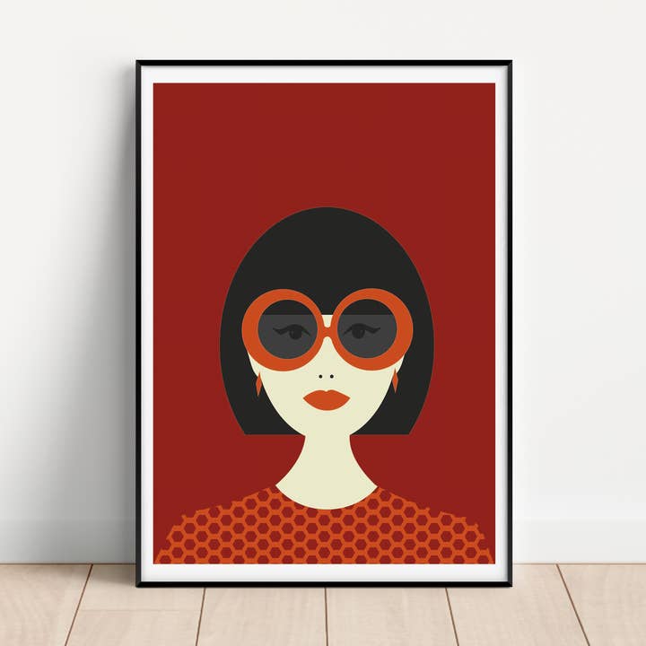 Edie Unframed Print for wholesale by Gail Myerscough