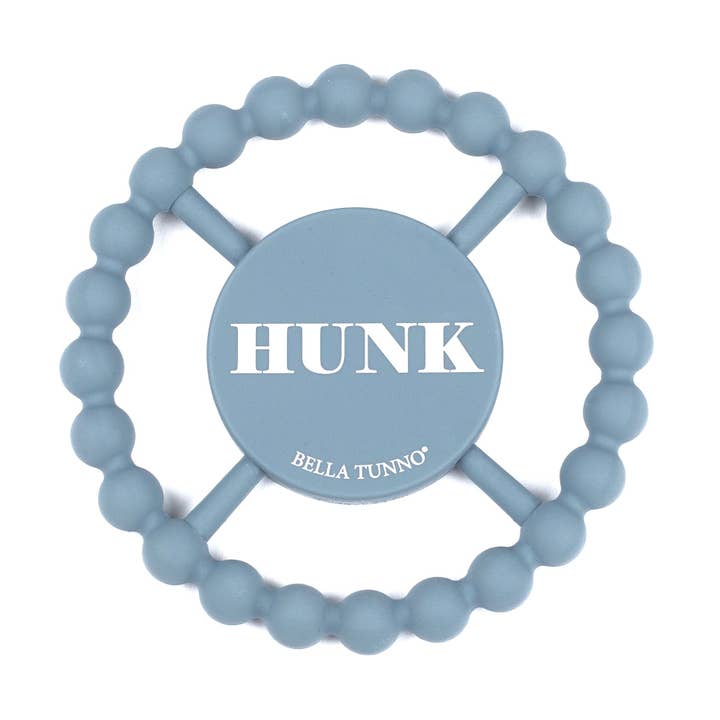 Bella Tunno - Wholesale Teether (Not Clip-On) - Baby - Hunk Blue Happy Teether