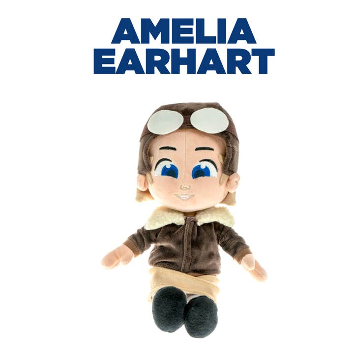 Little Rebels – Großhandel Kuschel-/Plüschtier – Kind & Baby – Amelia Earhart Plüschpuppe: Inspirierend und interaktiv1