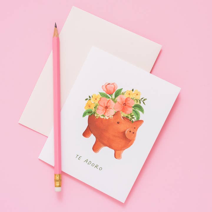 Isabella MG – wholesale Valentine's Day card – Marranito Te Adoro - Valentine's Day Card, Spanish Card2