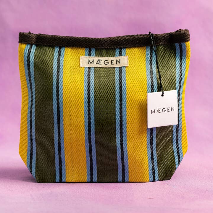 Pouch | Chocolate/Yellow/ Olive for wholesale by MÆGEN
