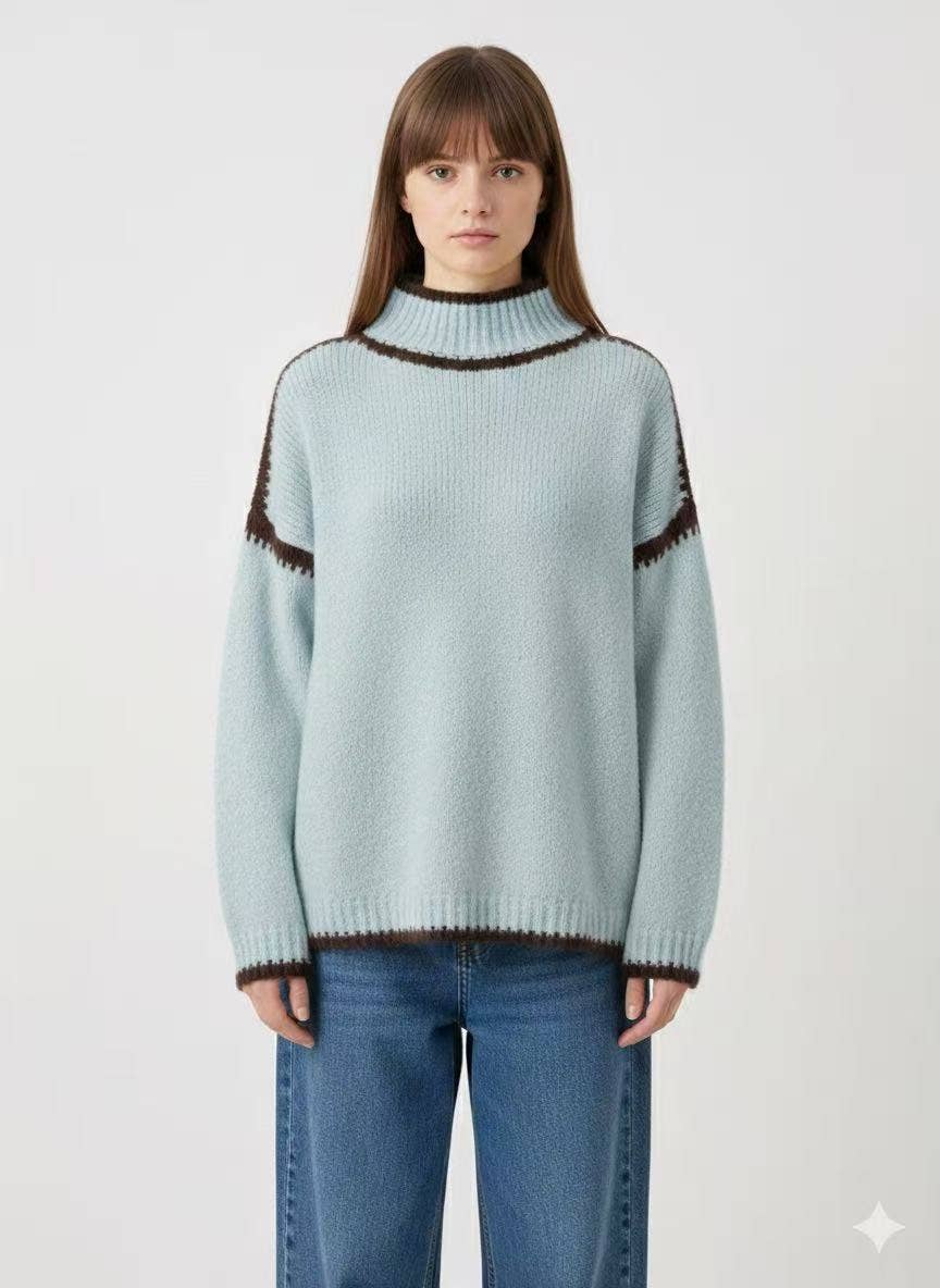 AMELÉ – wholesale Pullovertröja - Dam – Överdimensionerad tröja i grovstickat3