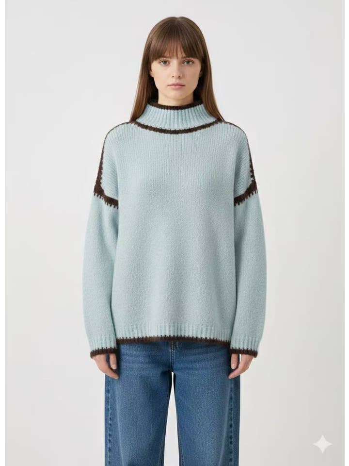 AMELÉ – wholesale Knitted jumper – Women′s – Oversized chunky knit sweater3