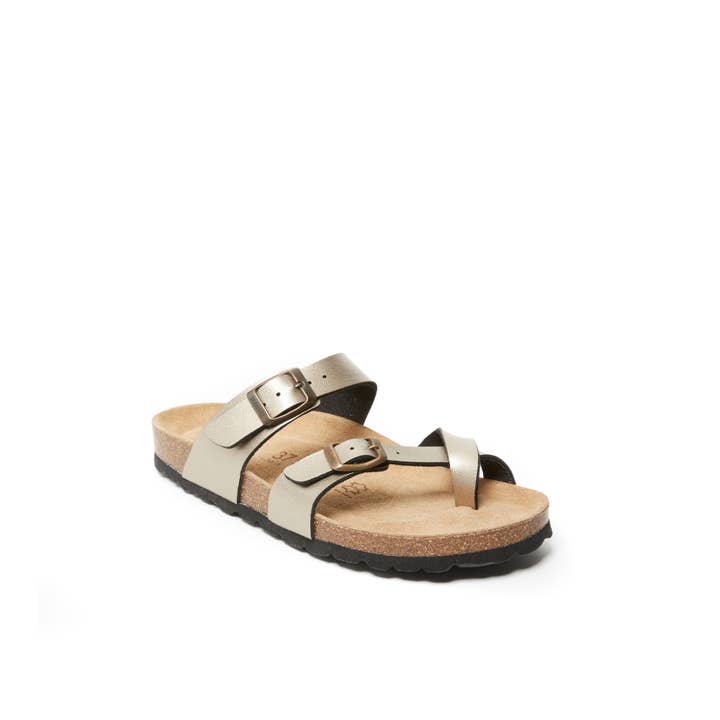 Mandél - Wholesale Flip Flops - Women's - DARIA gold thong sandal - Art.MD4040