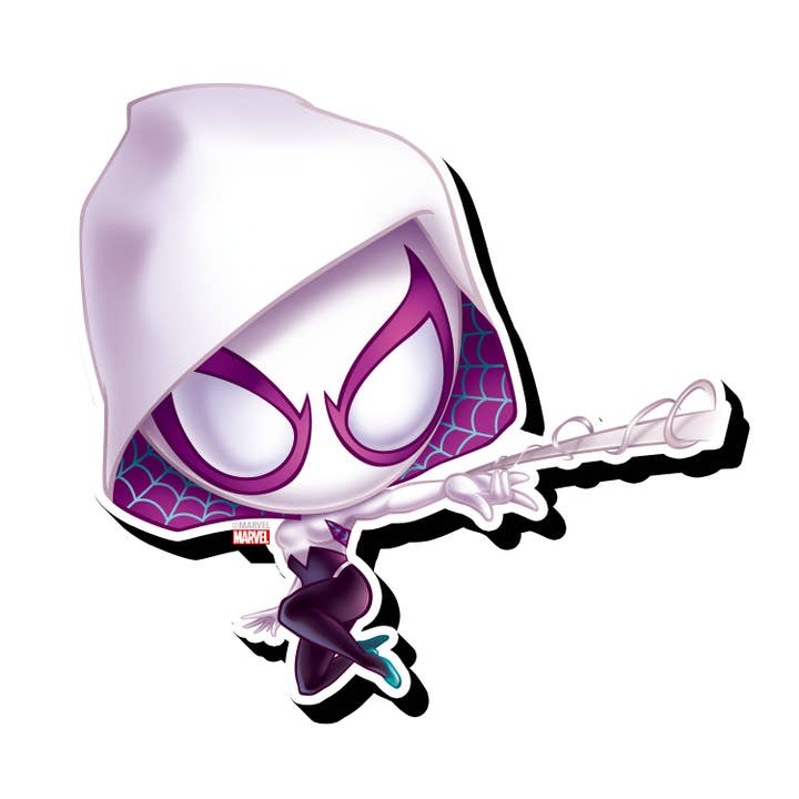 Marvel Spider Gwen Chibi Funky Chunky Magnet for wholesale by AQUARIUS, GAMAGO, ICUP, & ROCK SAWS by NMR Brands