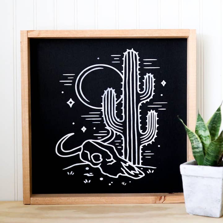 Modern Desert- Wood Sign for wholesale by Emroseave