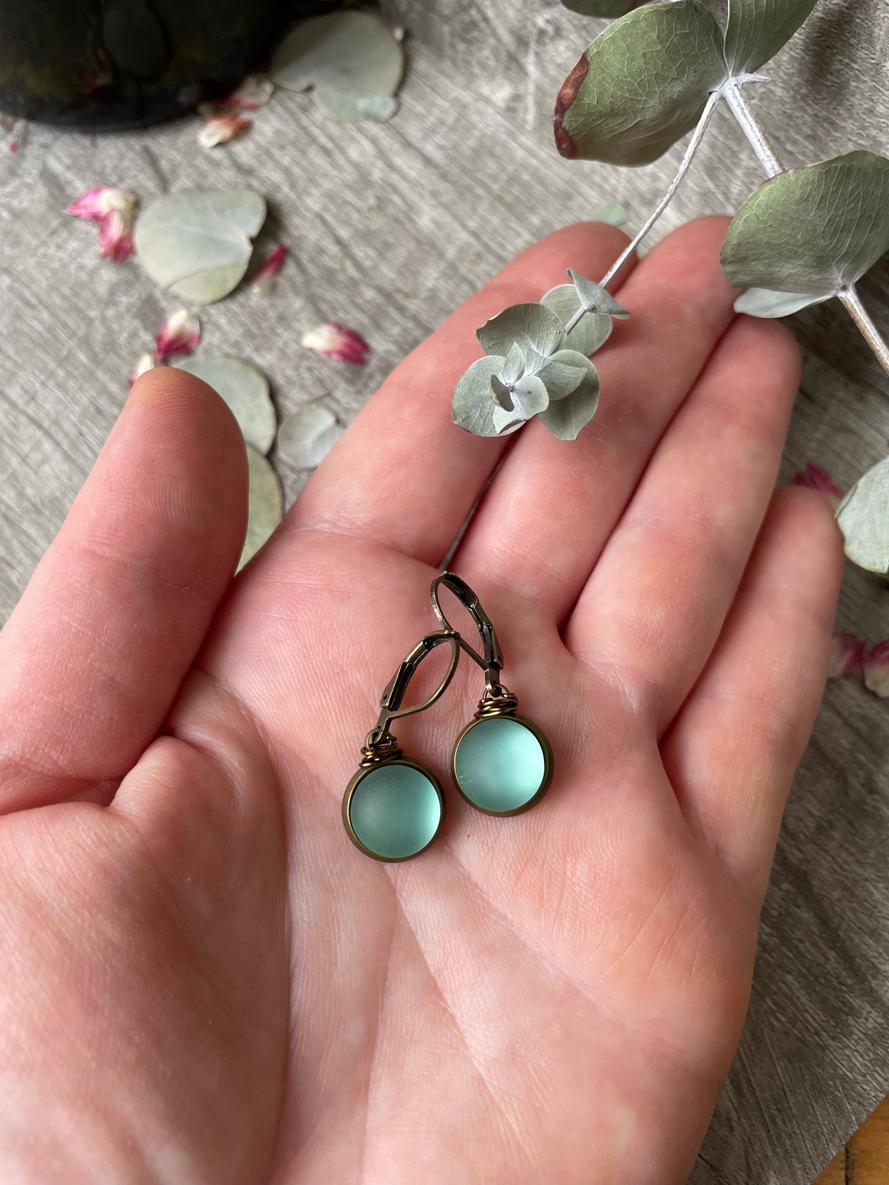 Spirit Glassworks - Wholesale Dangle Earrings - Dangle Earring Antique Brass8