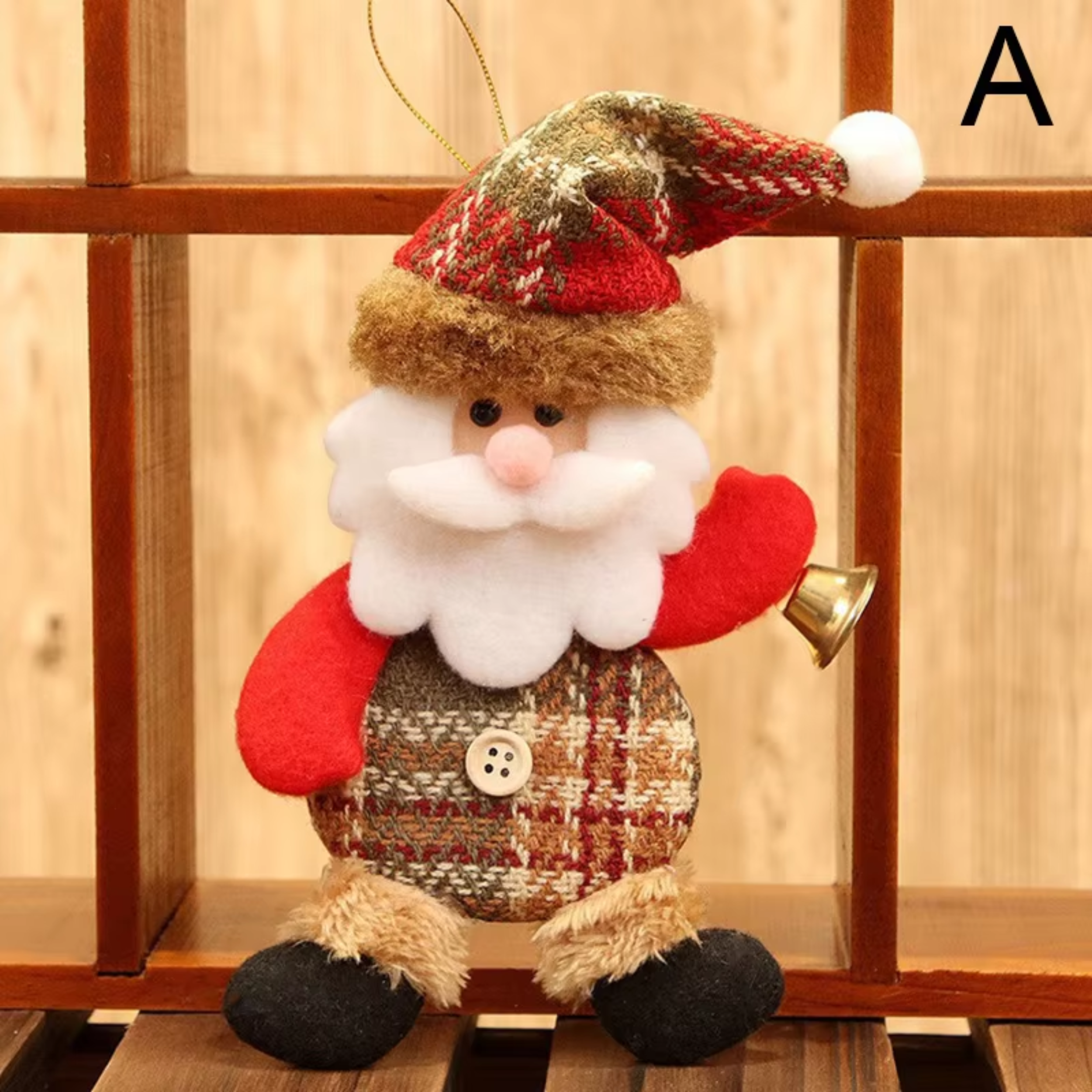 La Bella Monte – wholesale Juldekoration – Hängande juldekoration med snögubbe, jultomte och älg1