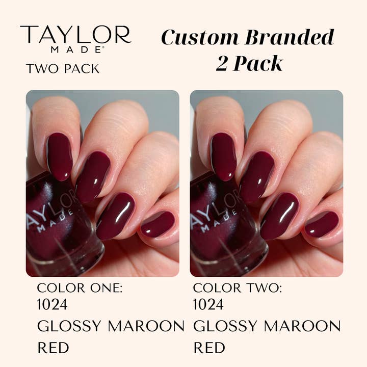 Taylor Made Polish - Vendita all'ingrosso Smalto per unghie - Smalto per unghie personalizzato: confezione da 2 a lunga tenuta + vegano + non tossico151