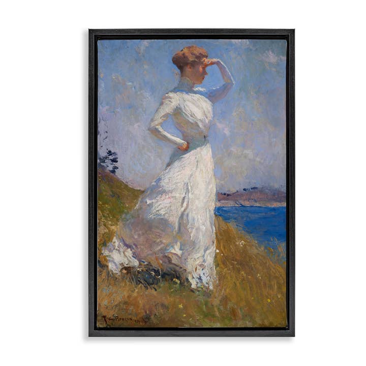 Arte incorniciata galleggiante di donna classica alla luce del sole per la vendita all'ingrosso da parte di Stupell Industries