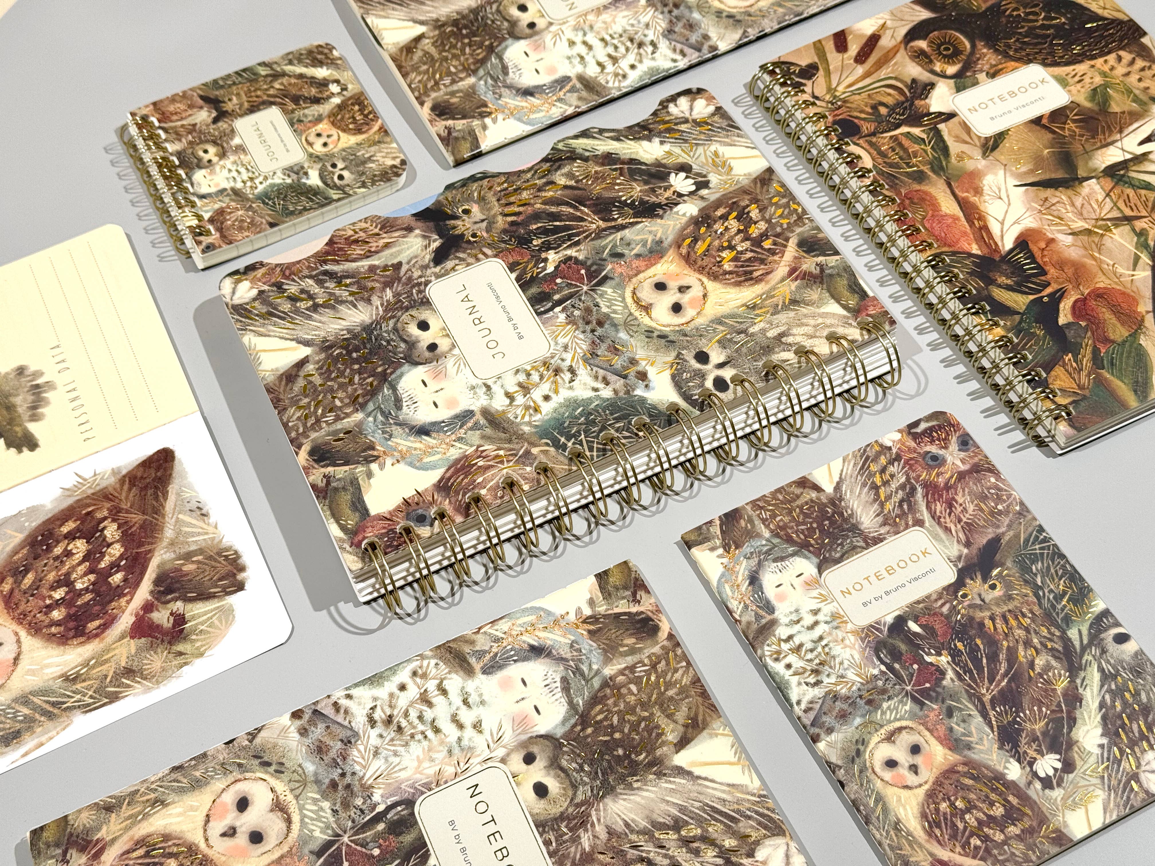BV by Bruno Visconti - Wholesale Notebook - Owls Notebook18