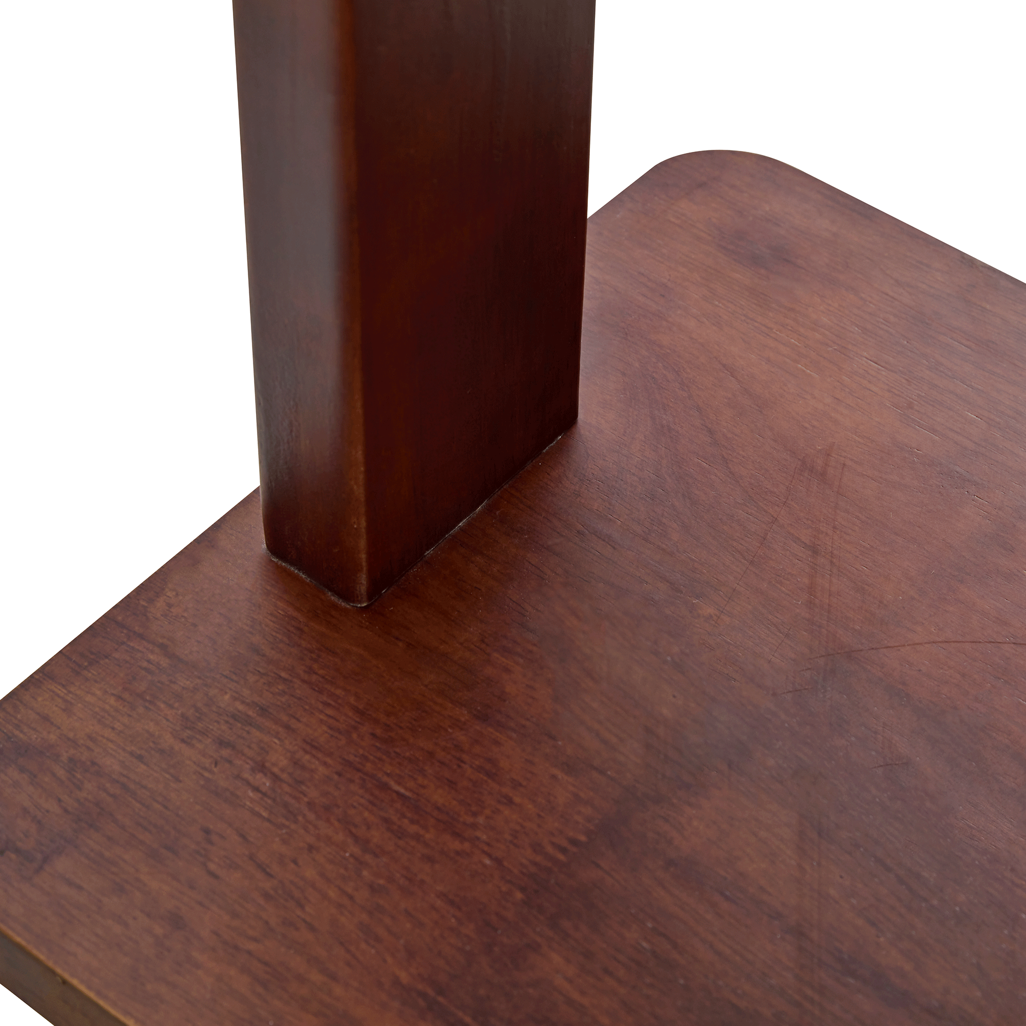 39F Inc. - Vente Porte-manteaux - Portemanteau en bois massif à double couche en or et noyer11