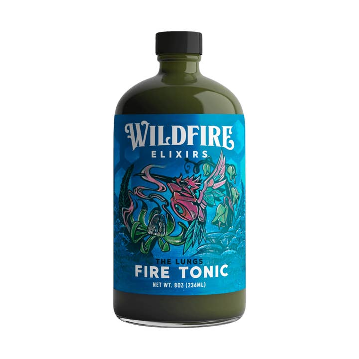 Wildfire Elixirs - Wholesale Tincture - Fire Tonic- The Lungs 2oz (with chlorophyll)
