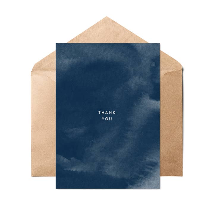 Thank You Greeting Card for wholesale by Annie Montgomery Design