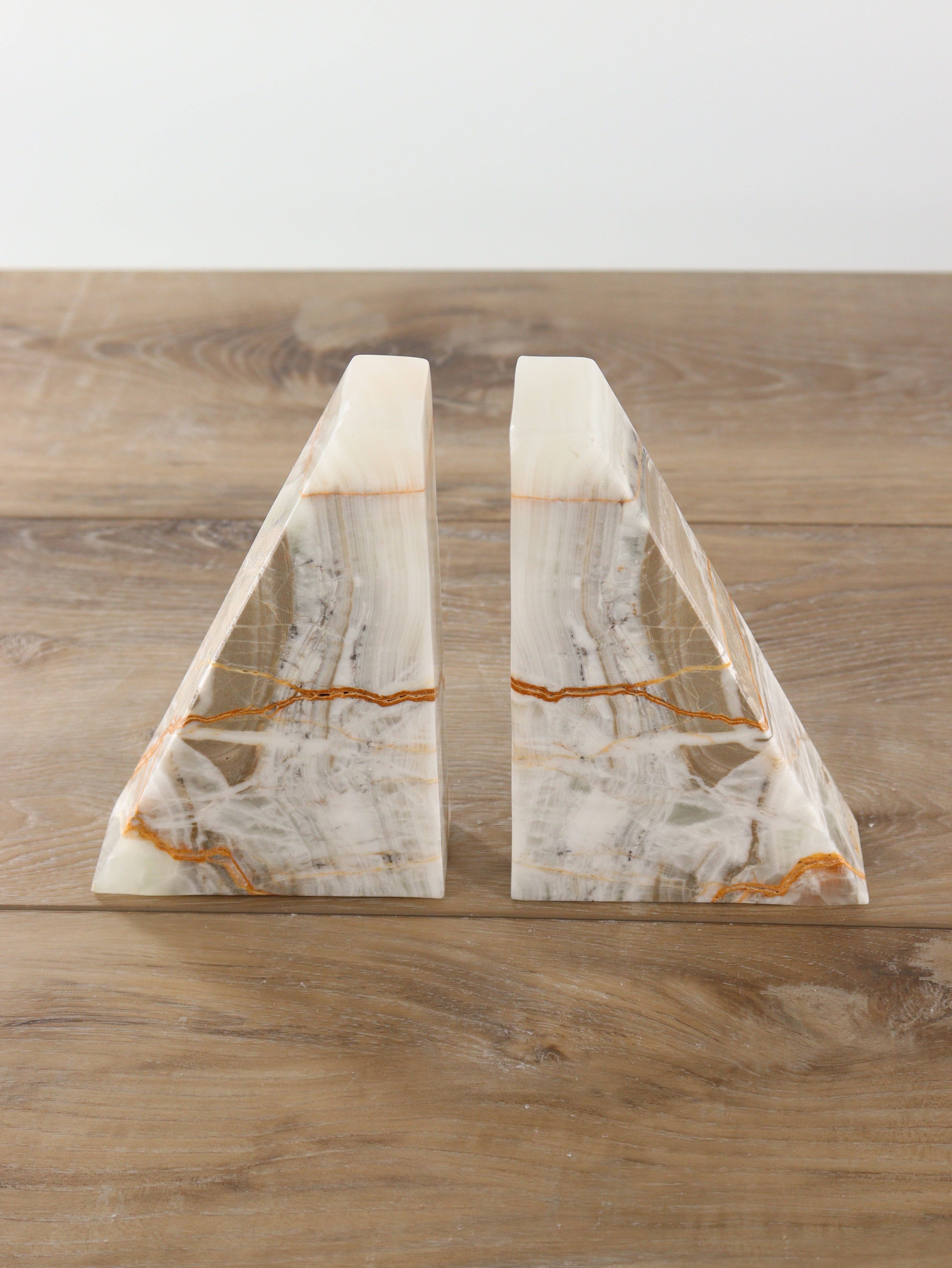 Mi Esperanza Minerals – Großhandel Buchstütze – Grün polierte Onyx-Buchstützen3