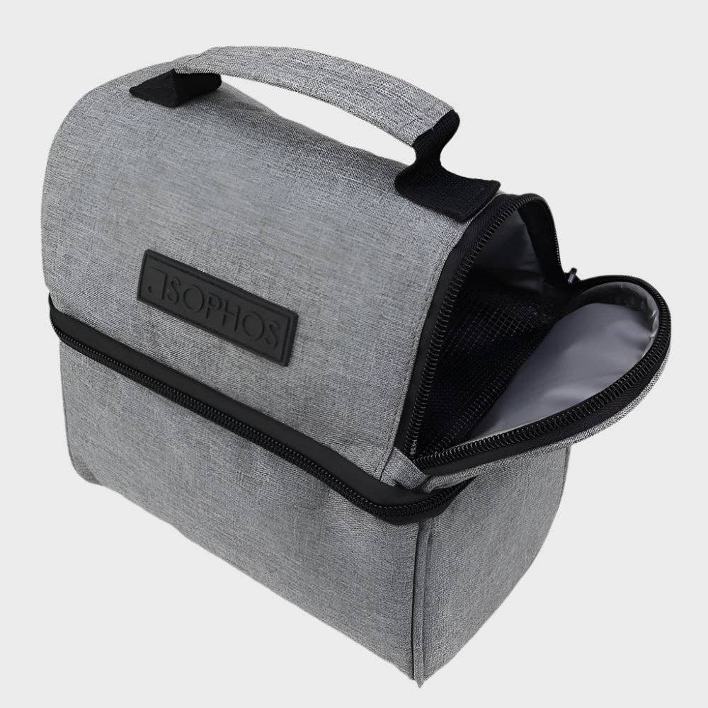 Sophos – wholesale Cooler/cooler bag – Grey Lunch Cooler Bag5