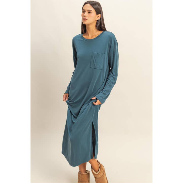 Double Zero - Wholesale Dress - Women's - Casual Midi Dress9