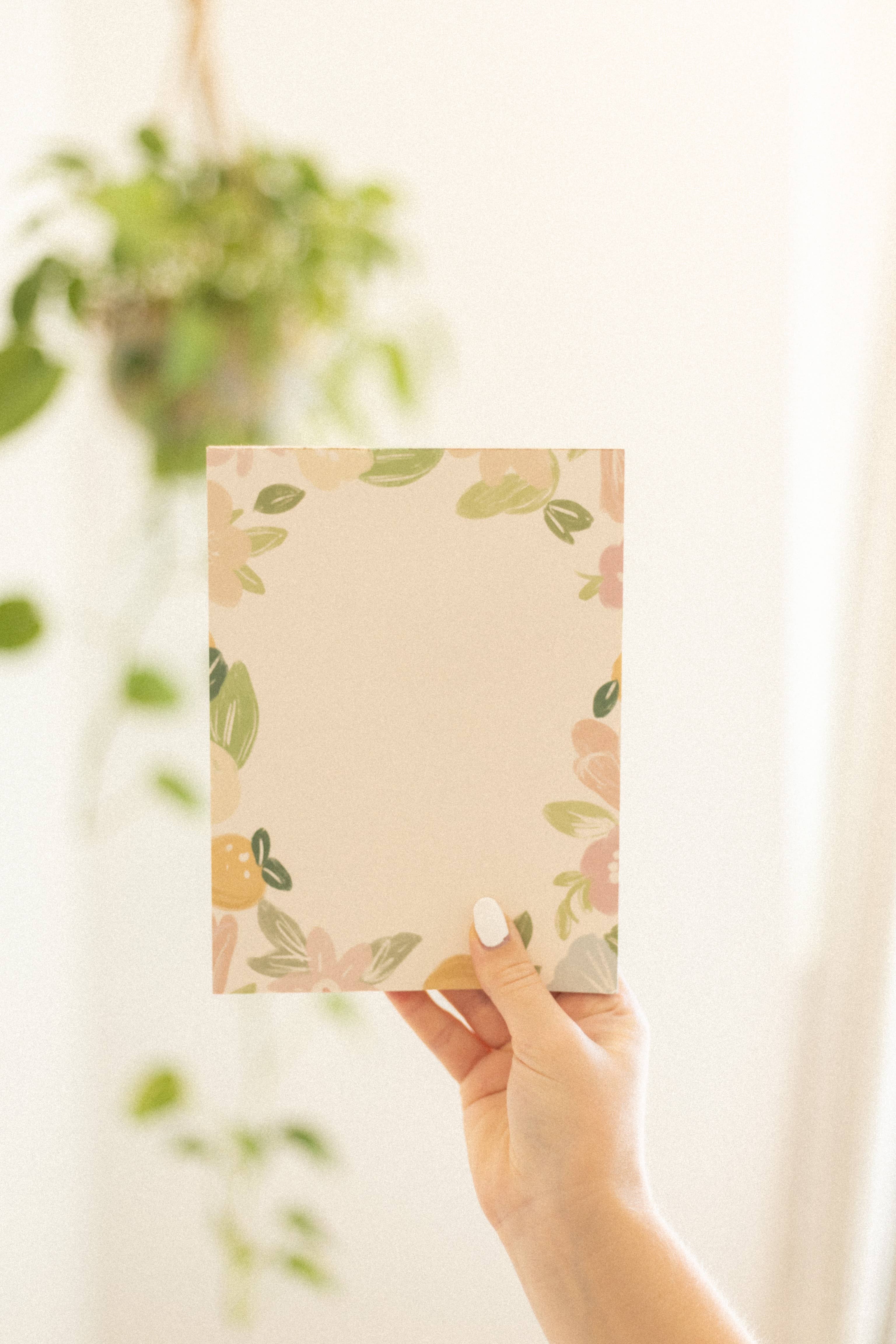 Olive and Lu Paper - Vendita all'ingrosso Bloc notes - Blocco note Wildflower1