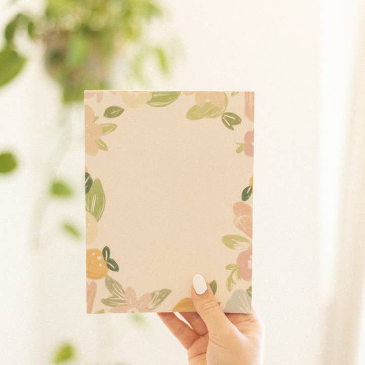 Olive and Lu Paper - Vendita all'ingrosso Bloc notes - Blocco note Wildflower1