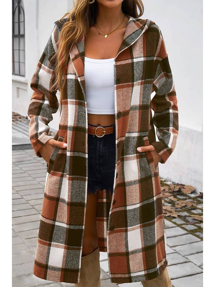 Button Hood Plaid Flannel Trench Corduroy Coat and other Purchase Wholesale peacoat. Free Returns & Net 60 Terms on Faire trending on Faire.