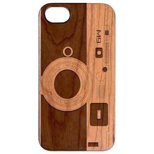 Cherry Wood - M9 Camera Engraved for wholesale by OTTO CASE